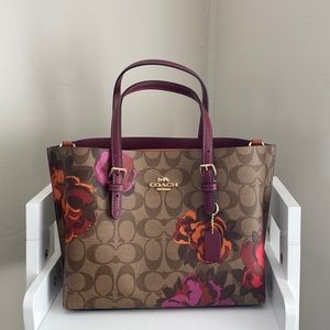 BRAND NEW floral Coach handbag with tags!
